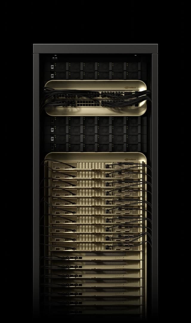 NVIDIA GB300 NVL72 rack